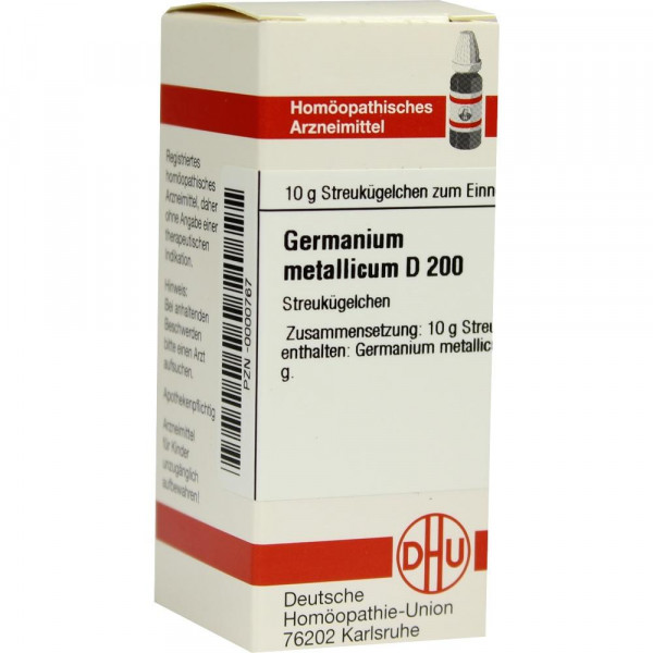 Abbildung für GERMANIUM METALLICUM D 200 Globuli