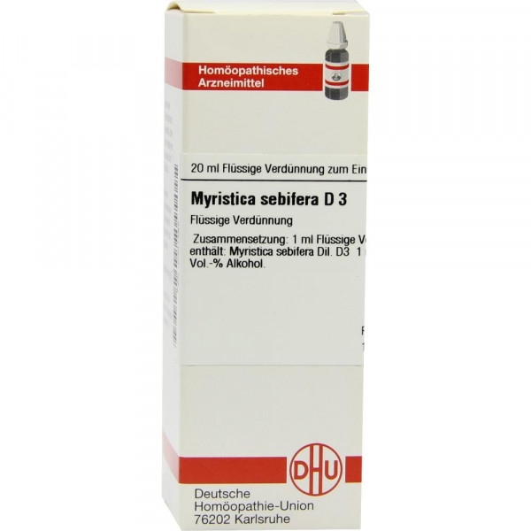 Abbildung für MYRISTICA SEBIFERA D 3 Dilution