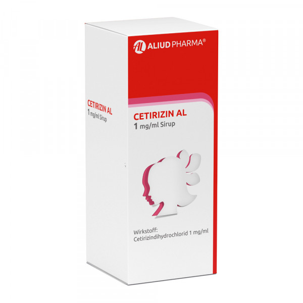 Abbildung für Cetirizin AL 1 mg/ml Sirup bei Heuschnupfen