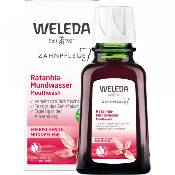 Abbildung für Weleda Ratanhia-Mundwasser - strafft das Zahnfleisch