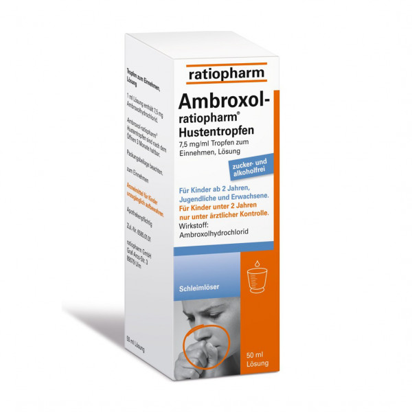 Abbildung für AMBROXOL-ratiopharm Hustentropfen