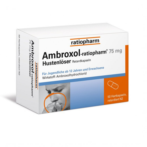 Abbildung für AMBROXOL-ratiopharm 75 mg Hustenlöser Retardkaps.