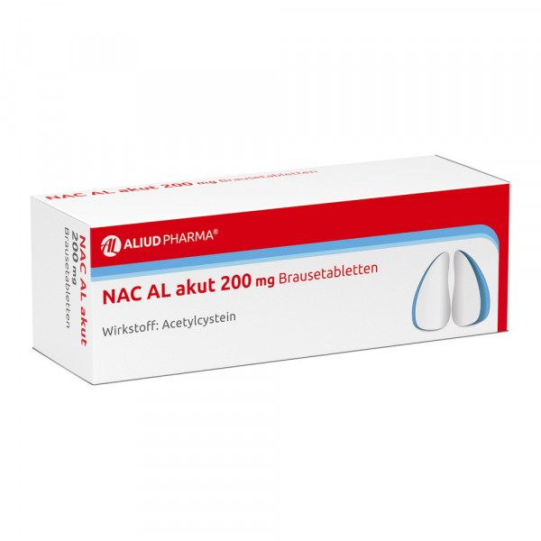 Abbildung für NAC AL akut 200 mg Brausetabletten zur Erleichterung des Abhustens bei erkältungsbedingter Bronchitis (Schleimlöser)