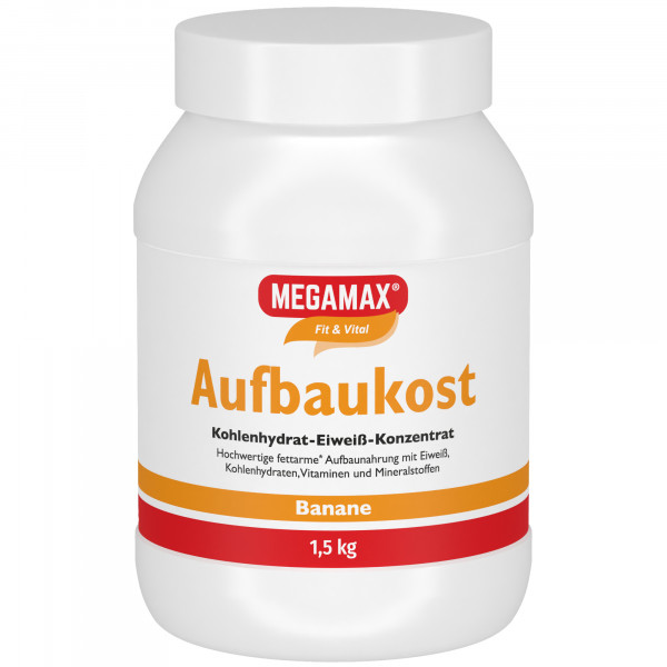 Abbildung für MEGAMAX Aufbaukost Banane Pulver