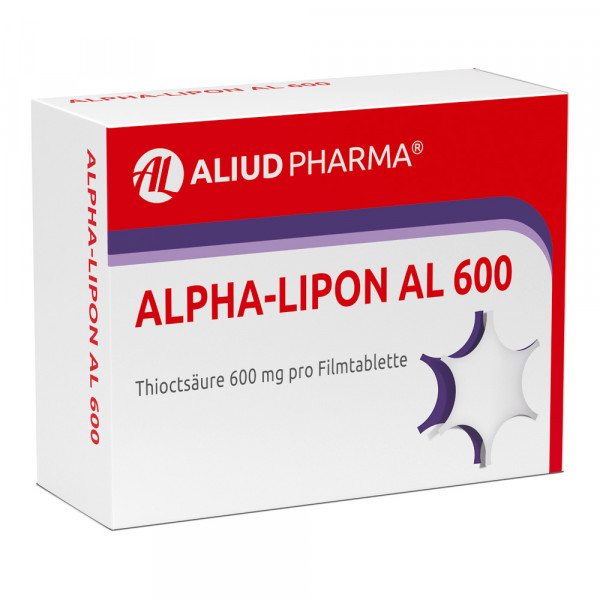 Abbildung für Alpha-Lipon AL 600 für Missempfindungen bei diabetischer Nervenbeschädigung