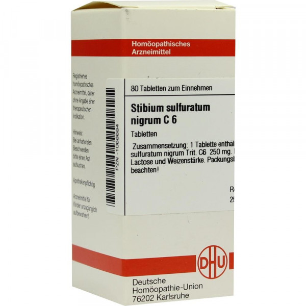 Abbildung für STIBIUM SULFURATUM NIGRUM C 6 Tabletten