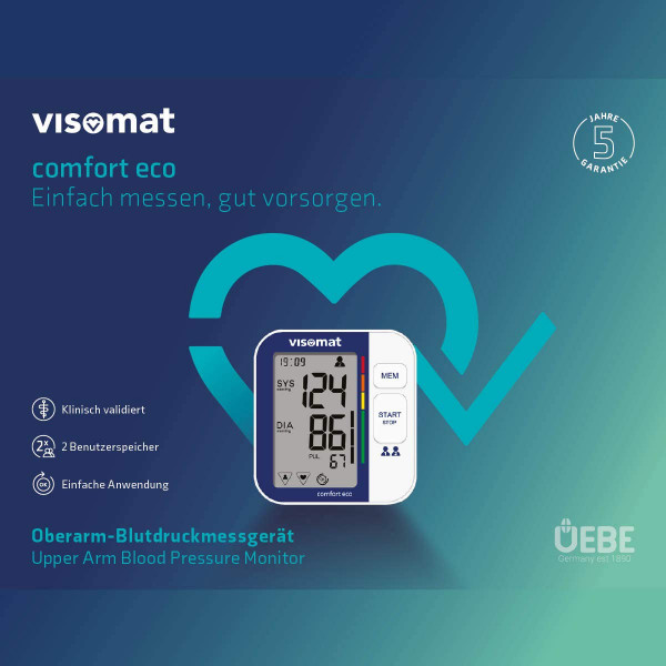Abbildung für VISOMAT comfort eco Oberarm Blutdruckmessgerät
