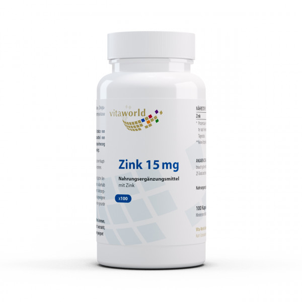 Abbildung für ZINK 15 mg Zinkgluconat Kapseln