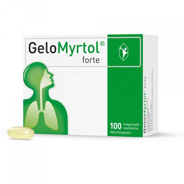 Abbildung für GeloMyrtol forte bei Sinusitis und Bronchitis mit Husten & Schnupfen
