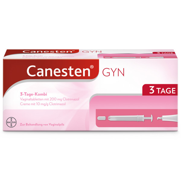 Abbildung für CANESTEN GYN 3 Tage Kombipackung Vaginaltabletten und Creme zur Behandlung von Vaginalpilz