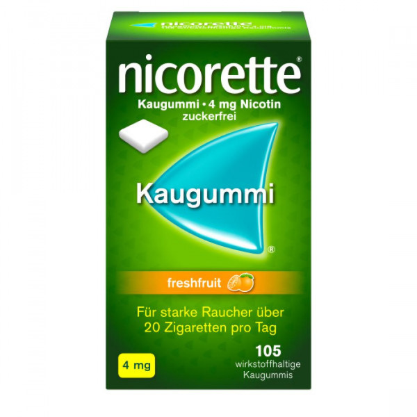 Abbildung für NICORETTE 4 mg freshfruit Kaugummi