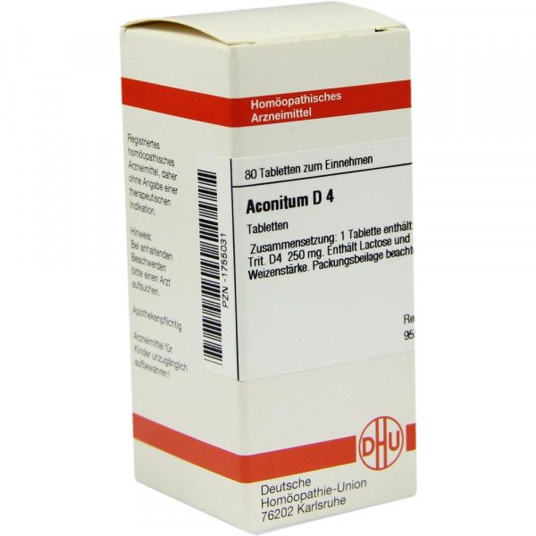 Abbildung für ACONITUM D 4 Tabletten