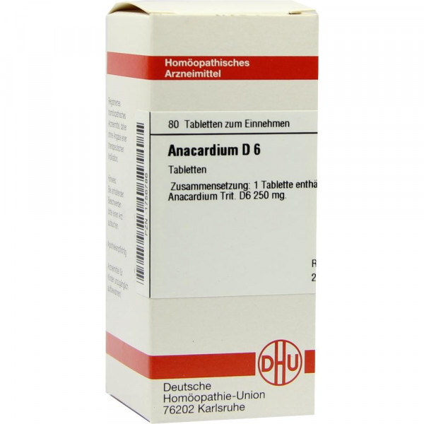 Abbildung für ANACARDIUM D 6 Tabletten