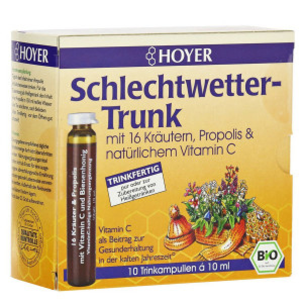 Abbildung für HOYER Schlechtwetter Trunk Trinkampullen BIO