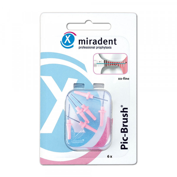 Abbildung für MIRADENT Interd.Pic-Brush Ersatzb.xx-fein pink