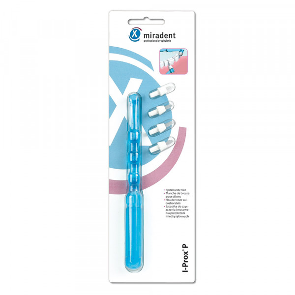 Abbildung für MIRADENT Spitzbürsten-Kit I-Prox P tra.blau 1H.4B.
