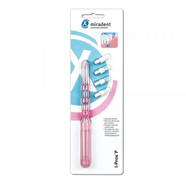 Abbildung für MIRADENT Spitzbürsten-Kit I-Prox P tra.pink 1H.4B.