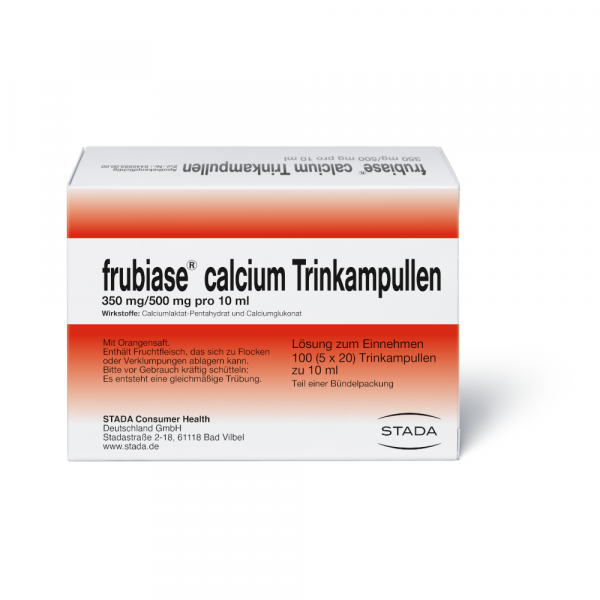 Abbildung für FRUBIASE CALCIUM T Trinkampullen