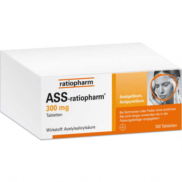 Abbildung für ASS-ratiopharm 300 mg Tabletten