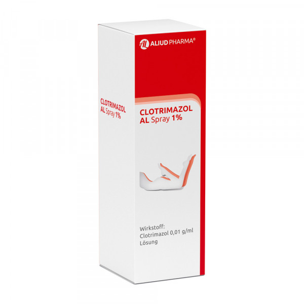 Abbildung für Clotrimazol AL Spray 1% bei Fußpilz