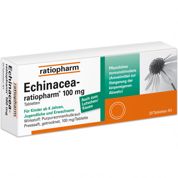 Abbildung für ECHINACEA-RATIOPHARM 100 mg Tabletten