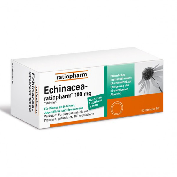 Abbildung für ECHINACEA-RATIOPHARM 100 mg Tabletten