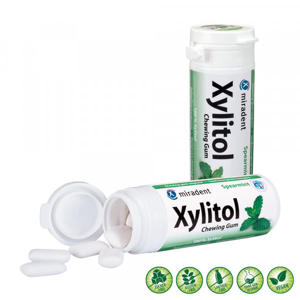Abbildung für MIRADENT Xylitol Chewing Gum Spearmint