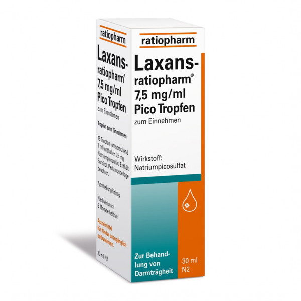 Abbildung für LAXANS-ratiopharm 7,5 mg/ml Pico Tropfen