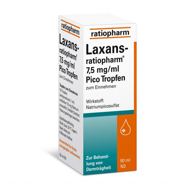 Abbildung für LAXANS-ratiopharm 7,5 mg/ml Pico Tropfen