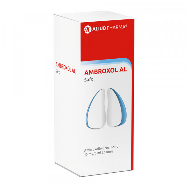 Abbildung für Ambroxol AL Saft zur Erleichterung des Abhustens bei erkältungsbedingter Bronchitis (Schleimlöser)