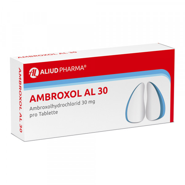 Abbildung für Ambroxol AL 30 zur Erleichterung des Abhustens bei erkältungsbedingter Bronchitis (Schleimlöser)
