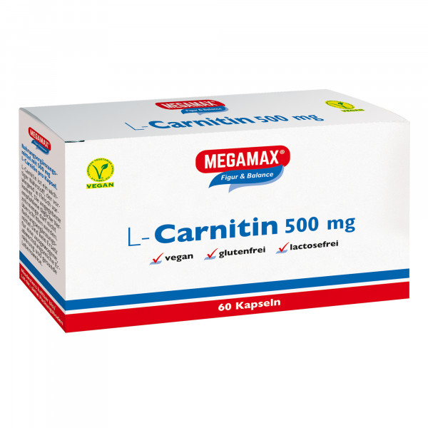 Abbildung für MEGAMAX L-Carnitin 500 mg Kapseln