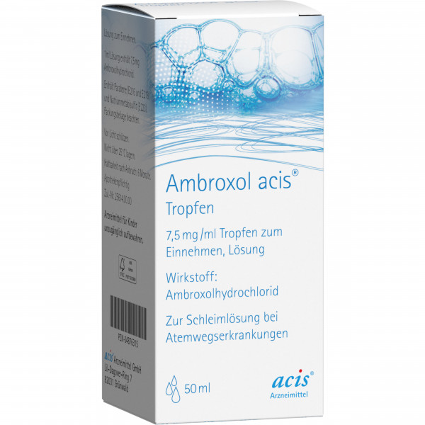 Abbildung für AMBROXOL acis Tropfen