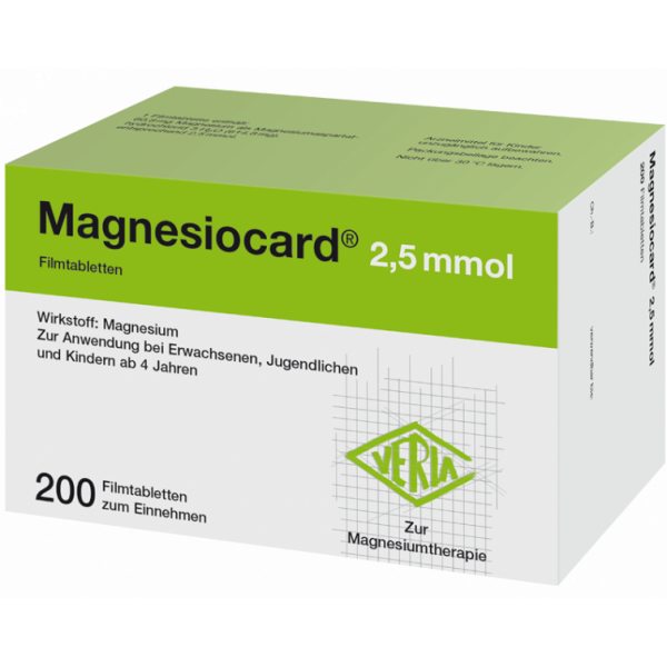 Abbildung für Magnesiocard® 2,5 mmol