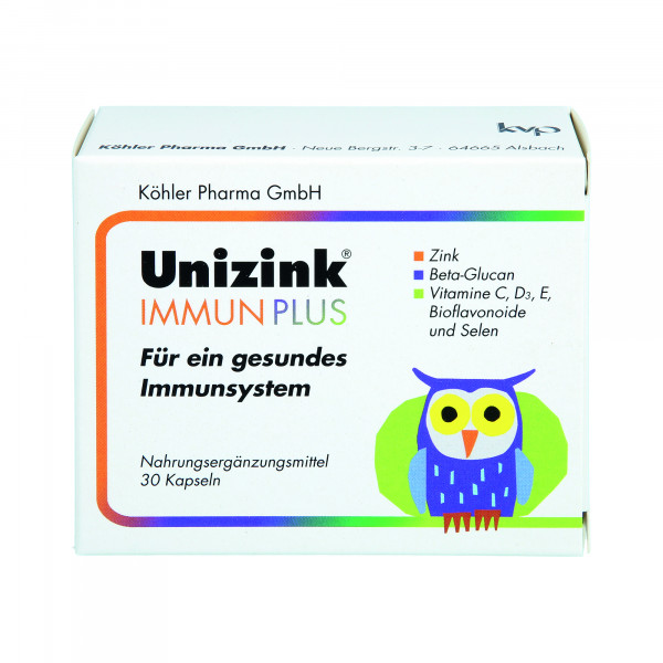 Abbildung für UNIZINK Immun Plus Kapseln
