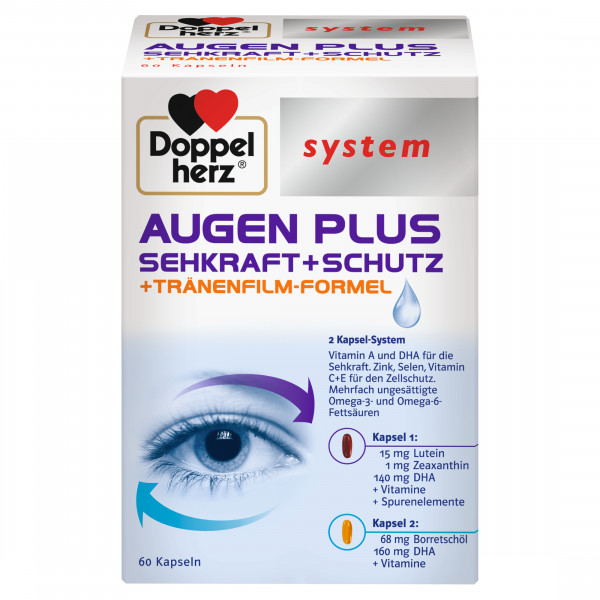 Abbildung für DOPPELHERZ Augen plus Sehkraft+Schutz system Kaps.