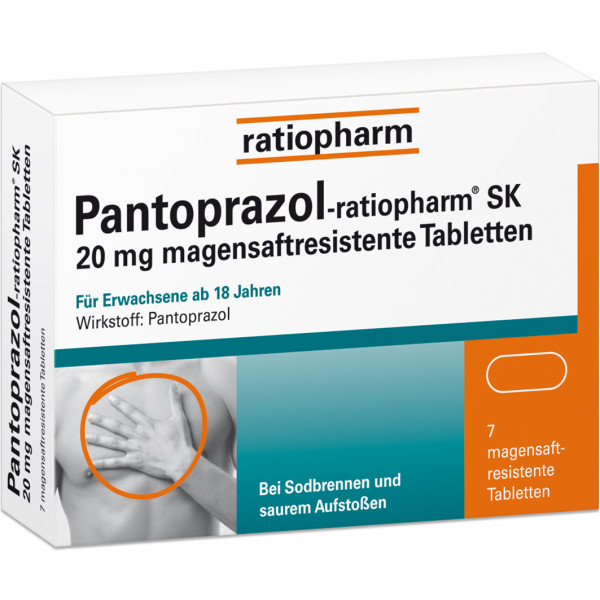 Abbildung für PANTOPRAZOL-ratiopharm SK 20 mg magensaftres.Tabl.