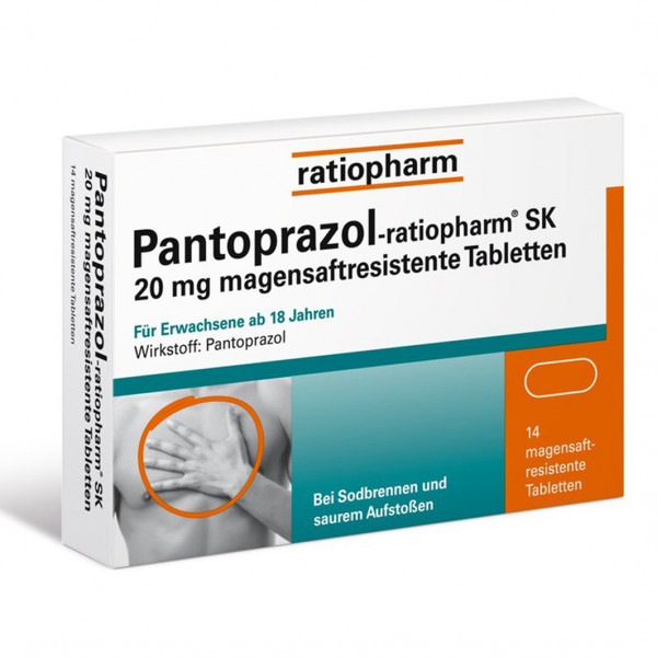 Abbildung für PANTOPRAZOL-ratiopharm SK 20 mg magensaftres.Tabl.