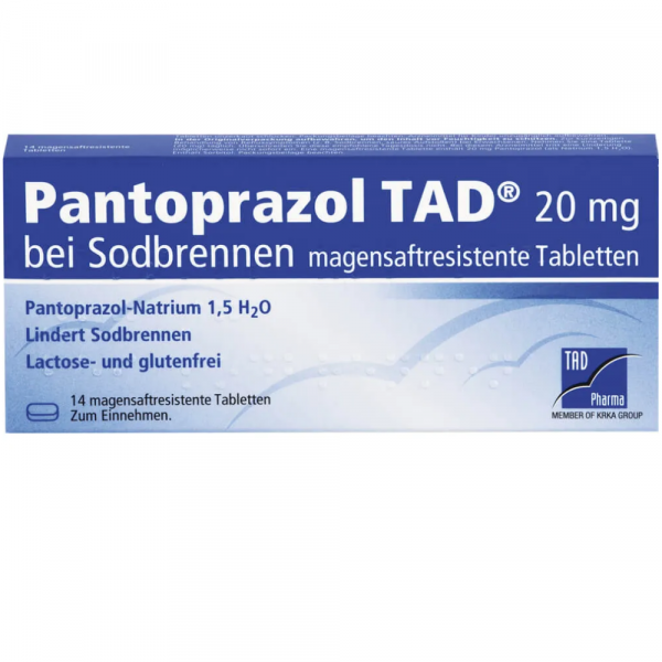 Abbildung für PANTOPRAZOL TAD 20 mg b.Sodbrenn. magensaftr.Tabl.