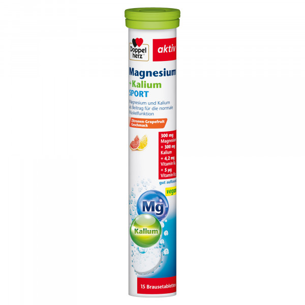 Abbildung für DOPPELHERZ Magnesium+Kalium Sport Brausetabletten
