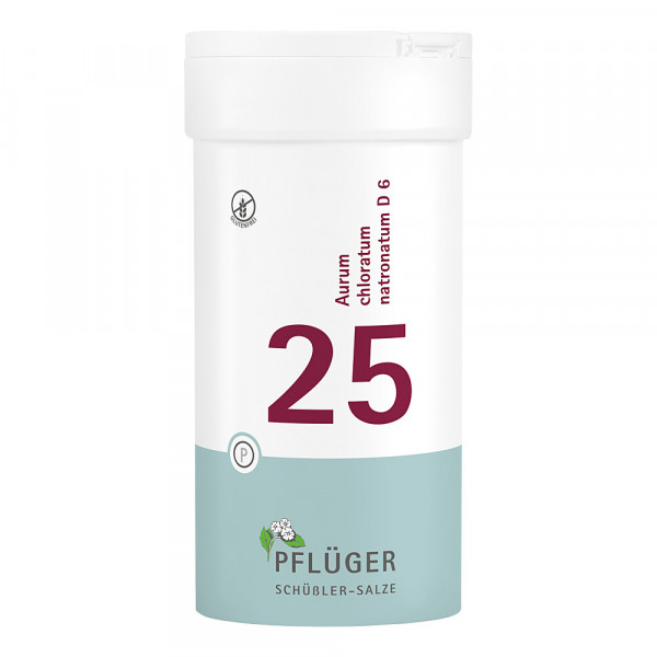 Abbildung für BIOCHEMIE Pflüger 25 Aurum chlorat.natron.D 6 Tabletten