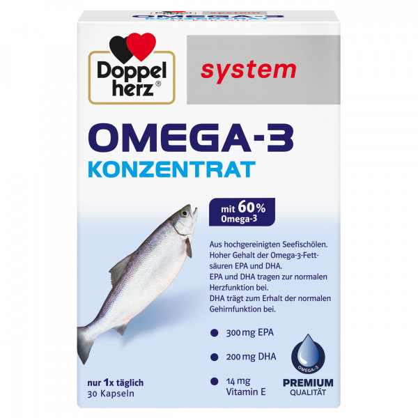 Abbildung für DOPPELHERZ Omega-3 Konzentrat system Kapseln