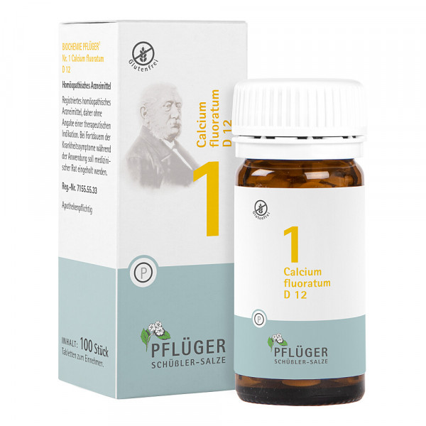 Abbildung für BIOCHEMIE Pflüger 1 Calcium fluoratum D 12 Tabl.
