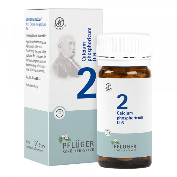 Abbildung für BIOCHEMIE Pflüger 2 Calcium phosphoricum D 6 Tabl.