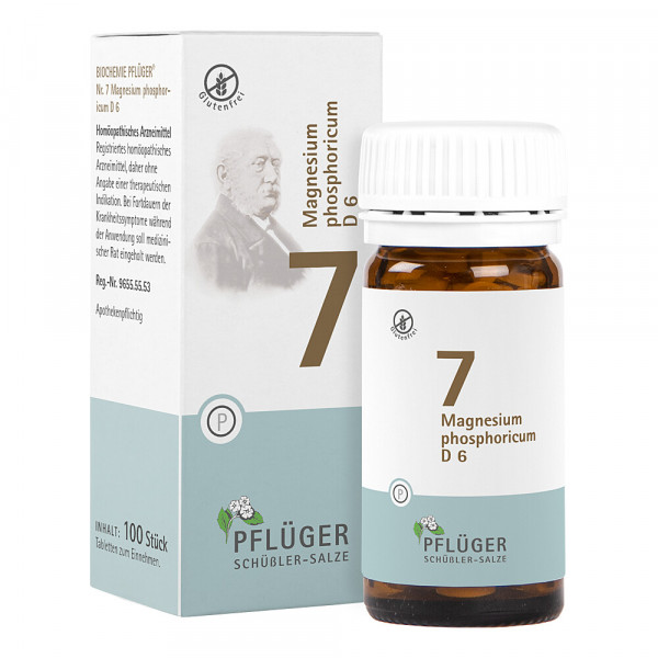 Abbildung für BIOCHEMIE Pflüger 7 Magnesium phosphoricum D 6 Tab