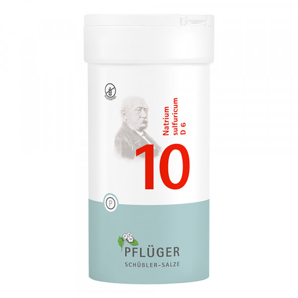 Abbildung für BIOCHEMIE Pflüger 10 Natrium sulfuricum D 6 Tabl.