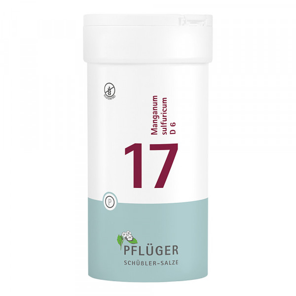 Abbildung für BIOCHEMIE Pflüger 17 Manganum sulfuricum D 6 Tabl.
