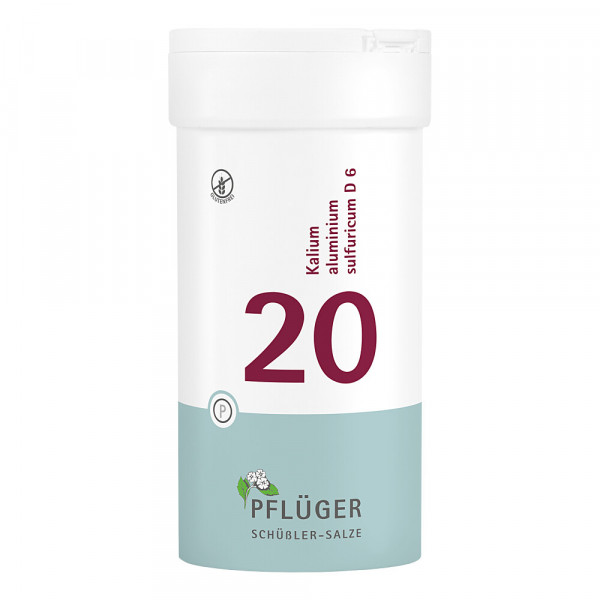 Abbildung für BIOCHEMIE Pflüger 20 Kalium alumin.sulfur.D 6 Tabletten