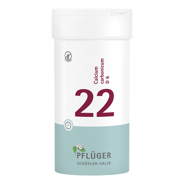 Abbildung für BIOCHEMIE Pflüger 22 Calcium carbonicum D 6 Tabl.