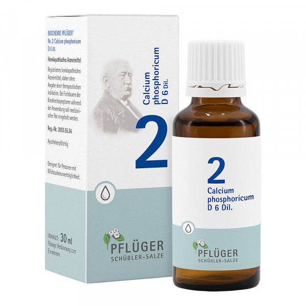 Abbildung für BIOCHEMIE Pflüger 2 Calcium phosphoricum D 6 Tro.